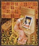 Autoportrait-de-Marcia-Boccace-De-Claris-mulieribus-vers-1404